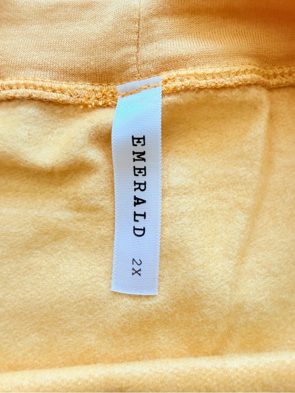 NWOT-Mustard Yellow Soft Lounge Set - Relaxed Top & Drawstring Pants SZ 2X - Picture 7 of 15